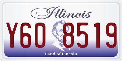 IL license plate Y608519