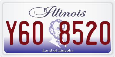 IL license plate Y608520