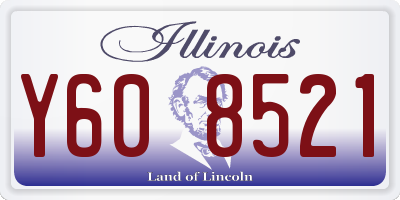 IL license plate Y608521