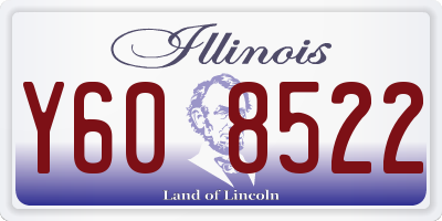 IL license plate Y608522