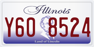 IL license plate Y608524
