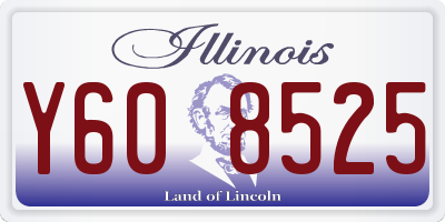 IL license plate Y608525