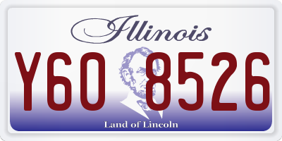 IL license plate Y608526