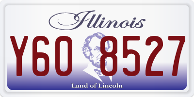 IL license plate Y608527