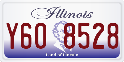 IL license plate Y608528