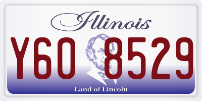 IL license plate Y608529