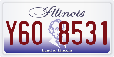 IL license plate Y608531