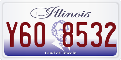 IL license plate Y608532