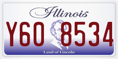 IL license plate Y608534