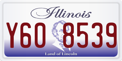 IL license plate Y608539