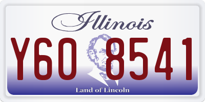 IL license plate Y608541