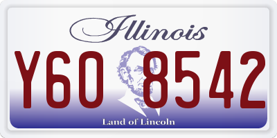 IL license plate Y608542