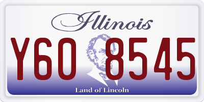 IL license plate Y608545