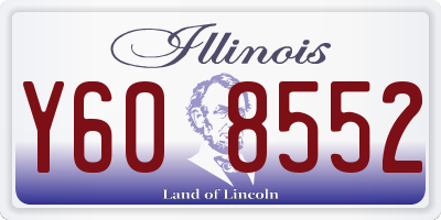 IL license plate Y608552