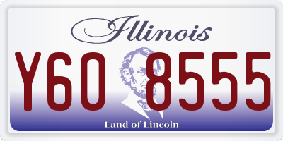 IL license plate Y608555