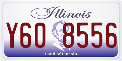 IL license plate Y608556