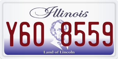 IL license plate Y608559