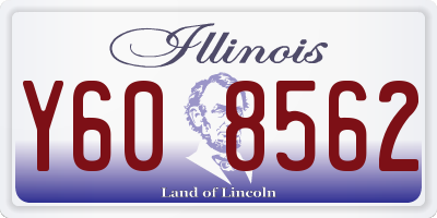 IL license plate Y608562