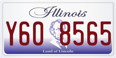IL license plate Y608565