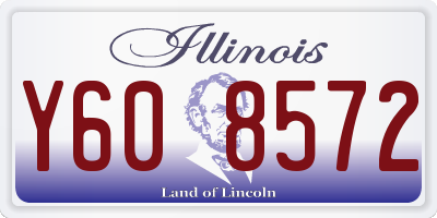 IL license plate Y608572