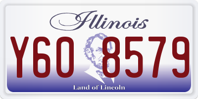 IL license plate Y608579