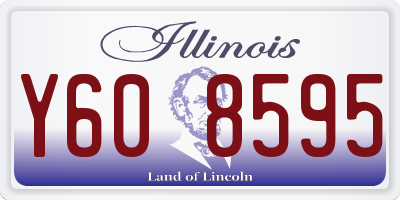 IL license plate Y608595