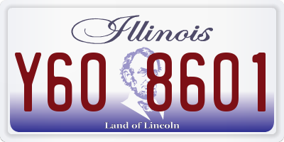 IL license plate Y608601