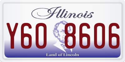 IL license plate Y608606