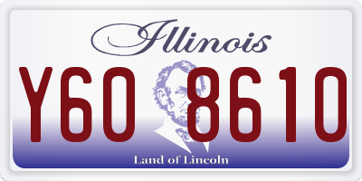 IL license plate Y608610