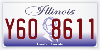 IL license plate Y608611