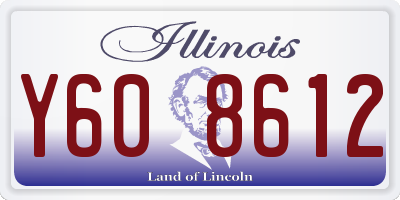 IL license plate Y608612