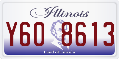 IL license plate Y608613