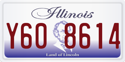 IL license plate Y608614