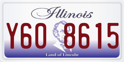 IL license plate Y608615