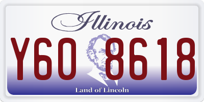 IL license plate Y608618