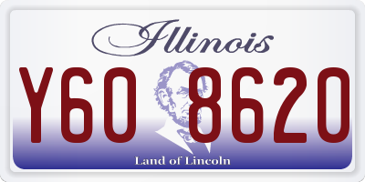 IL license plate Y608620