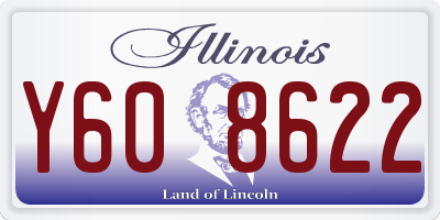 IL license plate Y608622