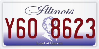 IL license plate Y608623