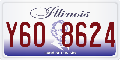 IL license plate Y608624