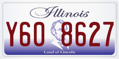 IL license plate Y608627