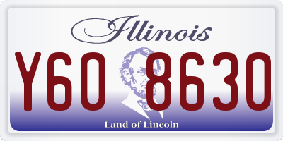 IL license plate Y608630