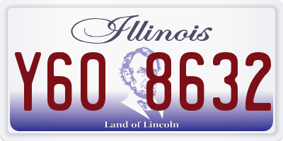 IL license plate Y608632