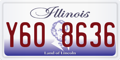 IL license plate Y608636