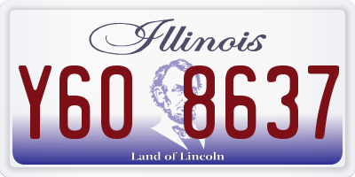 IL license plate Y608637