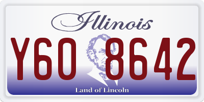 IL license plate Y608642