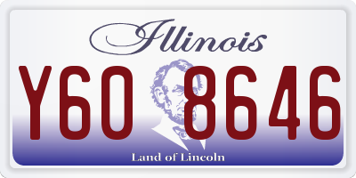 IL license plate Y608646