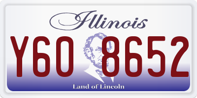 IL license plate Y608652