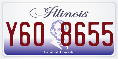IL license plate Y608655