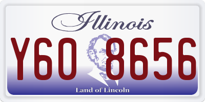 IL license plate Y608656