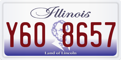 IL license plate Y608657